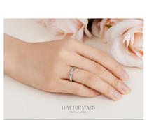 Loewes Jewelry Engagement wedding ring Male ring Couple diamond ring Womens volleyball diamond Platinum diamond ring custom