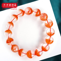 YueLao Temple Hall Red Rabbit Hair Cornery Crystal Bracelet Female Natural Red Crystal Hand String A Gift of a Girlfriend Gift