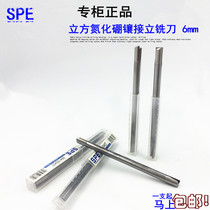 Hot sale SPE Cermet welding end mill 6MMX100L single head double head engraving machine tungsten steel alloy tool