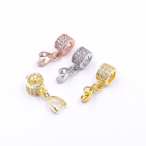 Drop buckle 925 silver-plated buckle clip Jade buckle Jade Buckle Head Jade melon seed buckle chain amber beeswax buckle