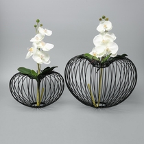 Modern New Chinese Nordic Soft Sell Yard style Furniture Specialty Shops Iron Art Flower Illustrator Creativity Small Pendulum