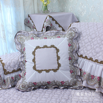Century Home Textile Flower Qiangu Pillow Cover Antique Sofa Cushion Bed Backrest Exquisite Fabric Pillow Cover