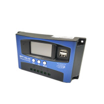 Solar panel DC plug-in solar controller 12V30A 24V60A solar USB port charging controller
