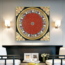 Donka Six Words Cross embroidered 2021 lines embroidered new living room minimalist modern small pieces own embroidered handmade