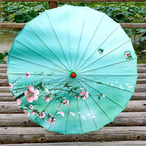 Costume umbrella Oil paper umbrella Dance umbrella Performance Silk cloth rainproof decoration tassel Ancient style female and male classical cheongsam umbrella catwalk