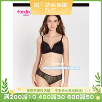 Fendi Shi 19 years new womens underwear lace without steel ring sexy mesh medium thick cup bra female FB0220