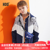 hoo submachine clothes boy garnter jacket spring autumn winter paragraph children with hood CUHK child windsuit jacket new foreign air