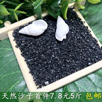 Natural black sand powder sand green sand white sand fish tank landscaping fleshy paving ashtray trash can quartz sand 5 pounds