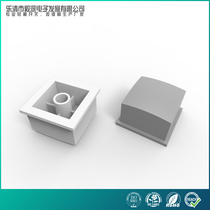 Square button cap 12 * 12 * 7 6mm fit 6 * 6 light touch switch inner hole 3 4mm grey black button cap