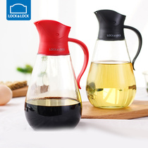 Lock lock lock oil pot Leak-proof glass seasoning Oil storage Soy sauce vinegar bottle Oil control pot Large household kitchen supplies