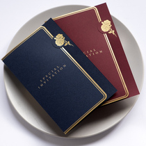 Business Invitation Letter Company Opening Annual Meeting Invitation Letter European-style High-end Customized Opening Banquet Invitation Letter Learning Activity Creativity