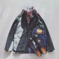 Spot agent Barbour bedale classic four-pocket waxed jacket retro minimalist casual windbreaker