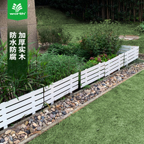 Worsch Gardening Fence Fence Fence Outdoor Garden Wooden Door Decarbonated anti-corrosive courtyard fence Fence Guard Rail