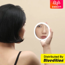 MUID handheld mirror portable mirror charging portable mirror with light makeup makeup mirror female mini folding