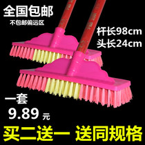 Long handle hard hair brush toilet toilet cleaning cement floor brush floor wall tile floor brush
