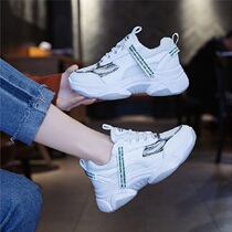 Hong Kong pop brand super fire Daddy shoes womens 2020 new autumn wild white shoes mesh thick bottom casual sneakers