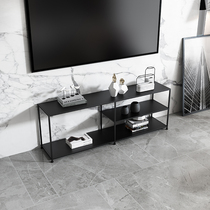 Nordic TV cabinet background wall decoration shelf Bedroom partition Simple living room Floor-to-ceiling bookshelf shelf storage rack