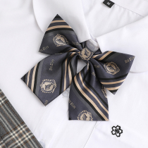 (Hard work)Deep sea elf original gray student high school shirt accessories JK uniform bow tie collar flower girl