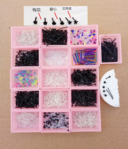 Temperament simple hypoallergenic transparent disinfection stick ear stud ear stick match head anti-inflammatory stick plastic needle ear stick boxed female