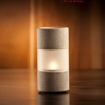 Finnish origin HUKKA VALKKY retro creative natural talc decorative candlestick ornament gift box Nordic romance