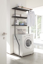 Nordic simple balcony washing machine detergent laundry detergent rack bathroom rack multi-purpose rack decoration rack storage rack