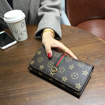 2020 new Korean womens wallet womens long womens multifunctional PU clip womens clutch wallet tide