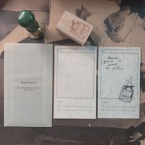 33et25amis ) N01R set planting Herbier notes packing hand book material hot sale