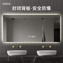 Bathroom Mirror Bathroom Mirror Led Lamp Mirror Makeup Mirror Wall-mounted Toilet Mirror Toilet Big Mirror Hanging Wall Custom