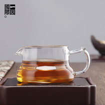 One Garden Road cup glass thickened heat-resistant kung fu tea set tea leak tea filter integrated high-grade household transparent tea divider