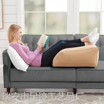 Inflatable Travel Foot Rest Pillow Car Airplane Sleeping Bed