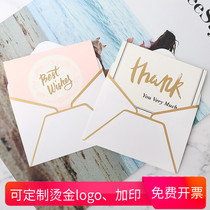 diy small card Korea Thanksgiving greeting card custom message card birthday blessings Mid-Autumn grateful creative thanks card