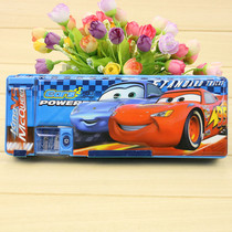 Stationery case men multifunctional plastic pencil case Primary School students lightning McQueen pen bag school supplies