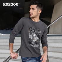 Special price] Spring mens long sleeves T-shirt Indian patterned round collar blouse retro casual Compassionate Man 88109