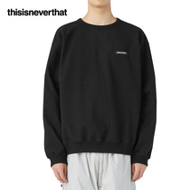  THISISNEVERTHAT 2020 winter new Korean street round neck sweater men and women loose trendy cool ins