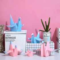 ins Nordic geometric Thousand paper cranes Creative Living Room Rooms Office Desktop Healed Decorations Furnishing