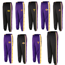 Spring and autumn Lakers basketball pants Kobe sports appearance pants full open buckle pants loose sports pants closed training pants men