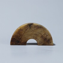 Old Qingtian Stone Poetry Seal H-5442