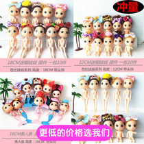 Hot Sale Cake Decoration Barbie doll ornaments Naked baby 12cm Ocean Mermaid Princess Birthday Baking Accessories