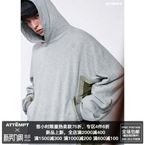  ATTEMPT AW20 INTERSPERSED NYLON HOODED SWEATSHIRT