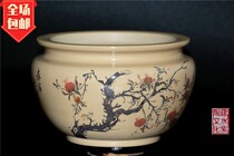 Chinese name Tao Jianshui Purple Pottery Ecological Tea Wash Multi Color fill white mud bright light No glazed cup wash and pen wash small wind water cylinder