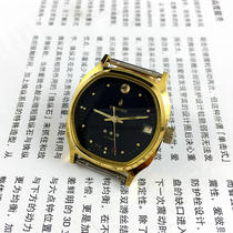 Original Clothing Stock Liaoning Handsheet Factory Prolific Peacock Yellow Shell Black Face Single Calendar Manual Mechanical Diameter 34 mm