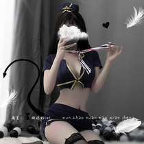 Do your cat gui fan heart sexy temptation cos flight attendant jk uniform suit bag hip skirt female sex underwear