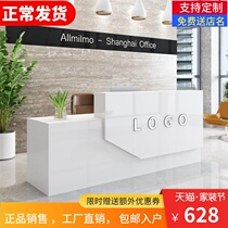 Front desk reception desk modern bar Terrace Hotel Cashiers Beauty House Baking Varnish Greeting Benttai Clothing Store Cashiers Yingbin