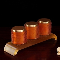 Yuantong Buddha Instrument Glass Fu Zi Holy Water Cup Pure Copper Great Compassion Water Offering Cup Buddha Front Water Purification Cup Buddha Hall Offering Ornament