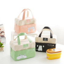 Office worker lunch box bag portable insulation bento bag Student pack mommy with rice aluminum foil summer Japanese meal bag bag