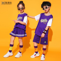 Childrens hip-hop street dance suit girls jazz dance cheerleading performance clothing boys childrens performance clothing trend clothing