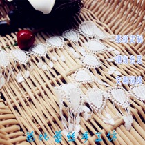 Ex-gratia Diy Handmade Accessories Lace Lace 1018762 Polyester Light Silk Peach Heart Loving Flow Su Hydro-embroidery