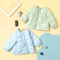 Balabala boy girl light and thin down clothes 2021 winter dress new children cotton clots 200421107202