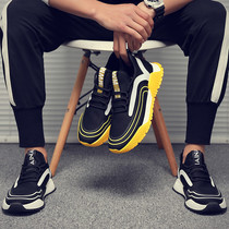 Tide Cards Fly Weave Mesh Face Mens Shoes Trend Sports Casual Shoes 2020 New Korean version 100 hitch Breathable Shoes Man Tide Shoes