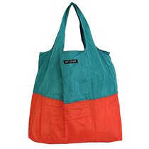 B VF STAR Foldable Portable Shopping Bag Soft Nylon Fashion Double Collage Eco-friendly Supermarket Tours Buy Food